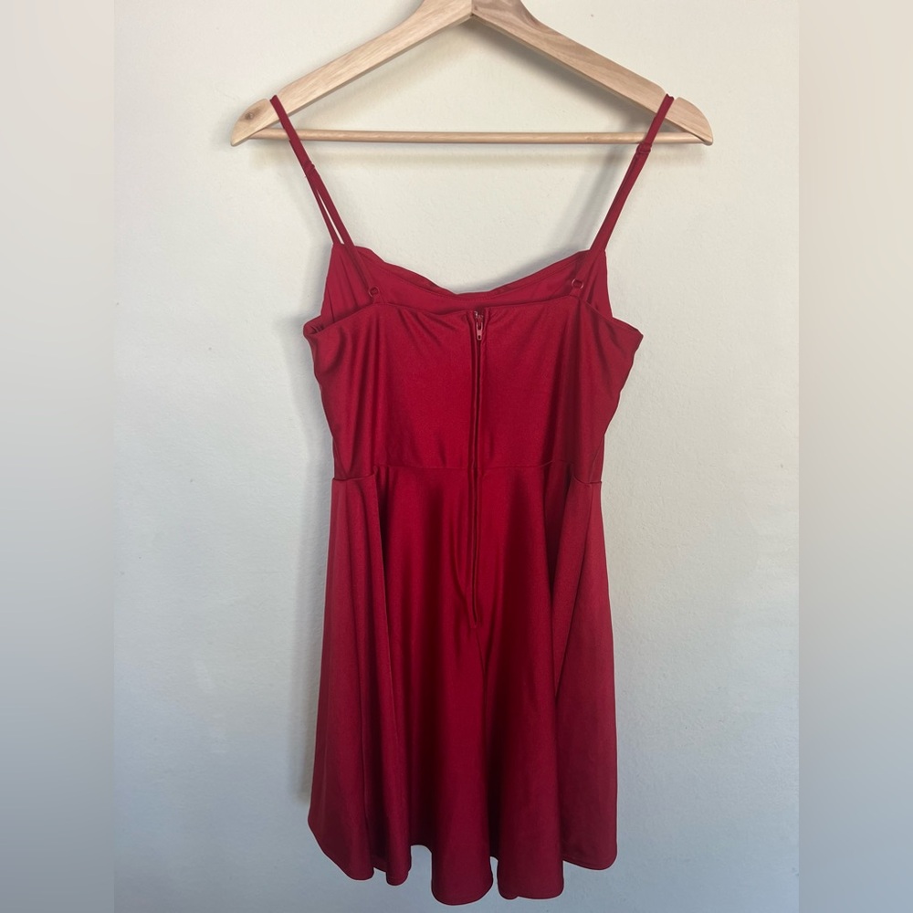 Mini Red Dress - Picture 2 of 5